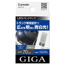 車 LEDライト 対応バルブ T10 バルブ GIGA ギガ カーメイト BW257 GIGA LEDトランクランプ R70T 15000K 70lm 車 トランクルーム用LEDライト トランク ランプ 対応バルブ T10 1個入