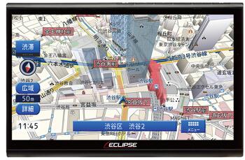 デンソーテン ECLIPSE AVN-HS01F 10.1型 フローティングナビ スマホ連携Car Play対応／DVD／CD／外部入力（AUX）／Bluetoothオーディオ／SD（Music/Video/Photo）／HDMI入出力