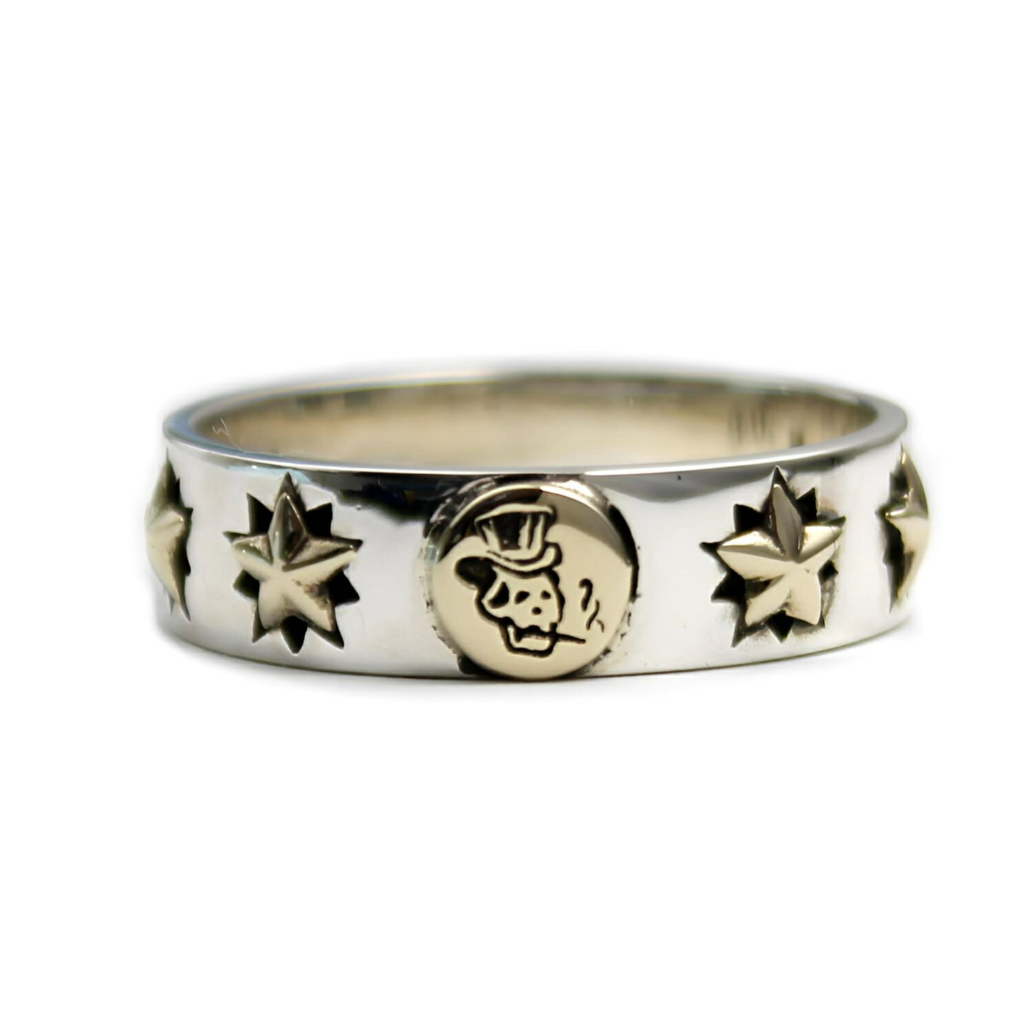Rakuten - スカル ドクロ スター 星 リング 指輪 goodvibrations グッドバイブレーション シルバー925 シルバーリング メンズ レディース アクセサリー プレゼント ギフト お守り 誕生日 記念日 五芒星