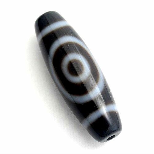 天珠 一眼天地天珠 38×12mm ☆ 財運 金運