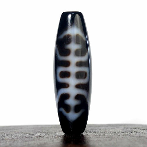 天珠 福寿天珠 38×12mm ☆ 無病息災 平穏無事 天珠 福寿天珠 38×12mm ☆ 無病息災 平穏無事