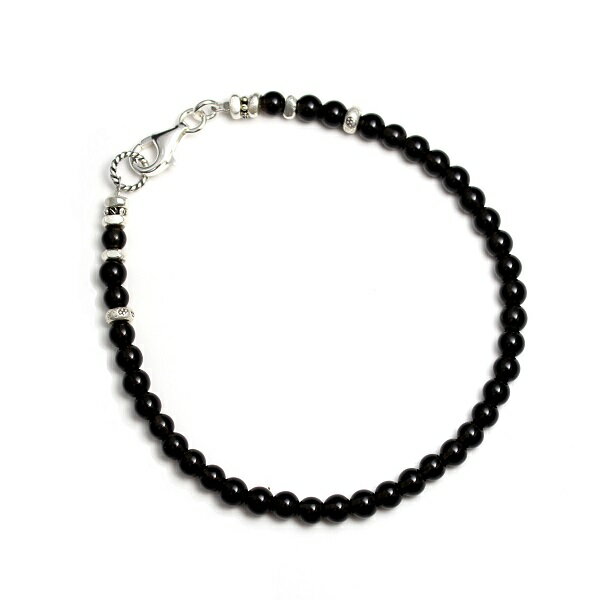 テクタイト 隕石 カレンシルバー ブレスレット レディース メンズ 4mm アクセサリー プレゼント ギフト お守り 誕生日 記念日