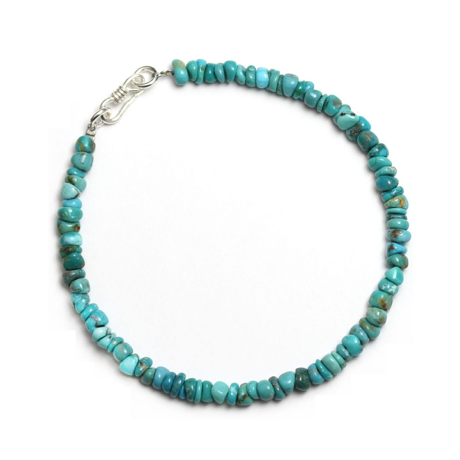 ターコイズ ブレスレット カレンシルバー メンズ レディース プレゼント ギフト お守り 誕生日 記念日