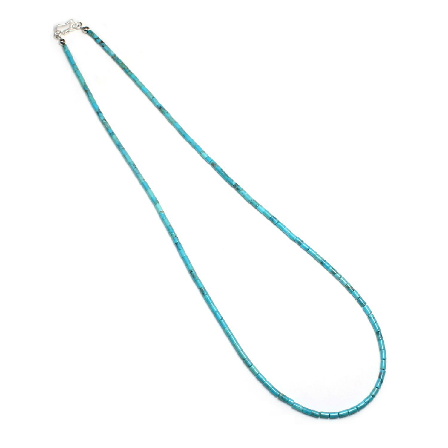 カレンシルバー ターコイズ トルコ石 ネックレス 天然石 パワーストーン ヒシ ヒシビーズ アクセサリー レディース メンズ お守り