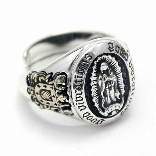 メキシコ マリア リング 指輪 goodvibrations グッドバイブレーション グアダルーペの聖母 メンズ レディース シルバー925 シルバーリング ア...