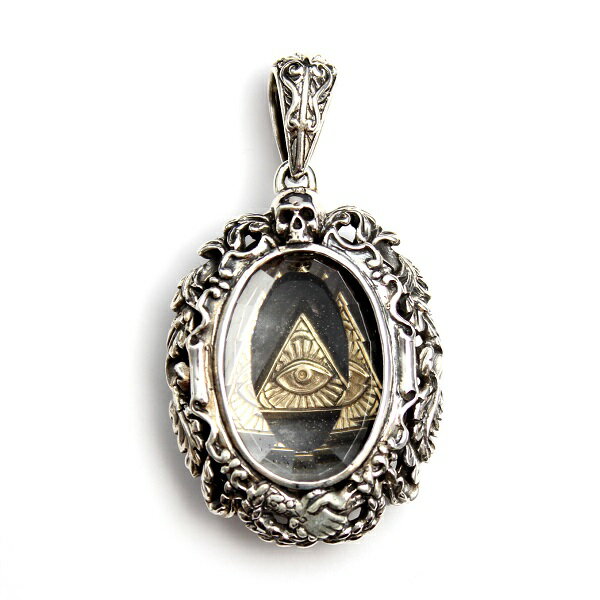 プロビデンスの目 ホルスの目 ペンダント ペンダントトップ アクセサリー 水晶 クリスタル シルバー925 goodvibrations グッドバイブレーション...