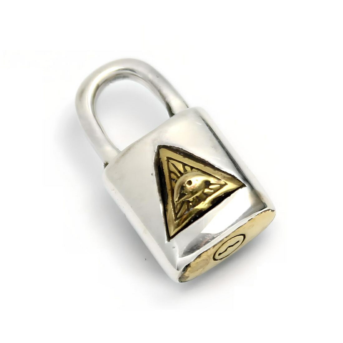 ツーフェイス ジョーカー プロビデンスの目 南京錠 錠 レディース シルバー925 アクセサリー シルバーペンダント ペンダントトップ シルバー プレゼント ギ...