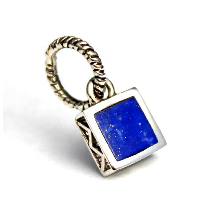 ラピスラズリ ペンダント ( ペンダントトップ ) goodvibrations グッドバイブレーション 小ぶり 小さい スクエア 四角 ペントップ ネックレス...