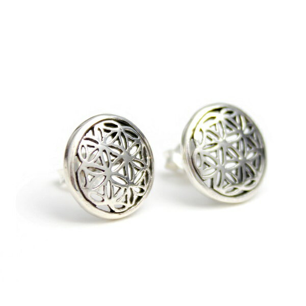 楽天市場】フラワーオブライフ ピアスの通販