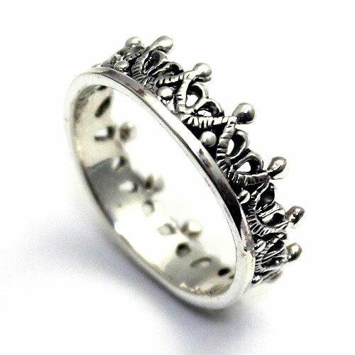 クラウン 王冠 シルバー925 リング 指輪 メンズ レディース シルバーリング プレゼント ギフト