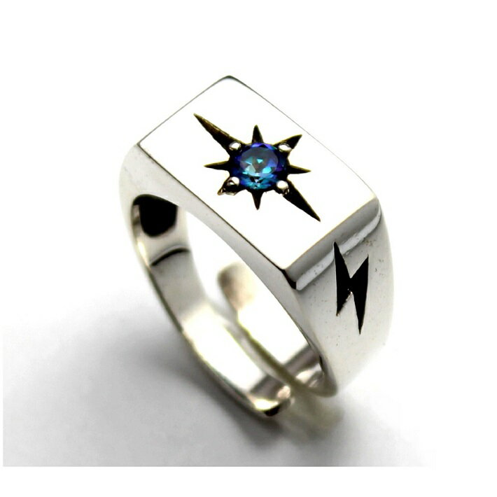 稲妻雷イナズマリング指輪太陽サンマ...