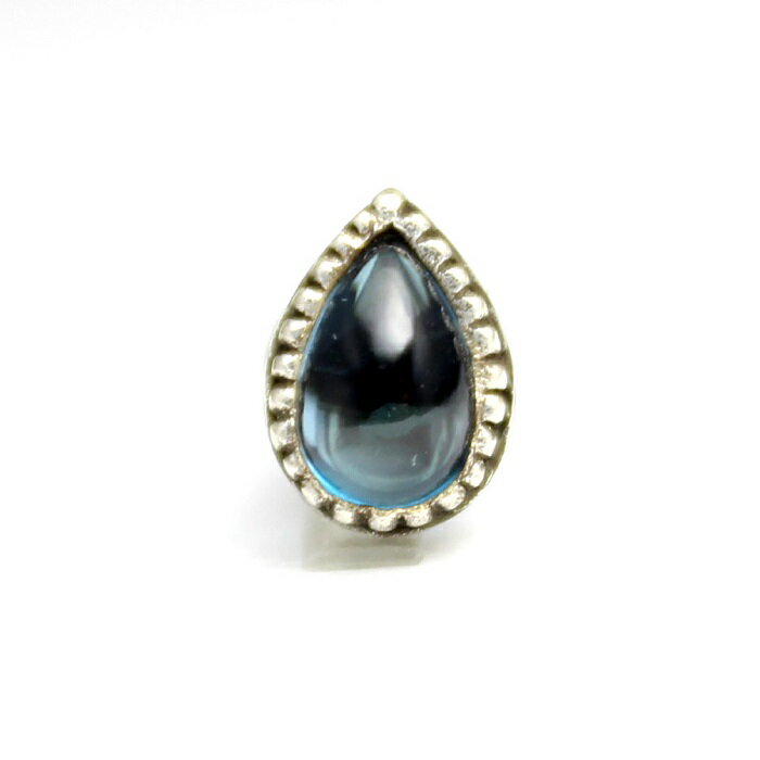 Rakuten - ロンドンブルートパーズ オーバル ピアス レディース メンズ シルバー925 シルバーピアス アクセサリー プレゼント ギフト お守り 誕生日 人気 おしゃれ 小ぶり 天然石 goodvibrations グッドバイブレーション