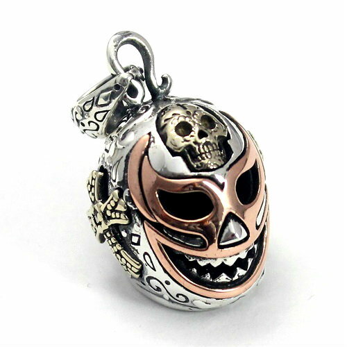 プロレス マスク ペンダント (ペンダントトップのみ) メキシコ ルチャリブレ ルチャ スカル goodvibrations グッドバイブレーション ネックレス...