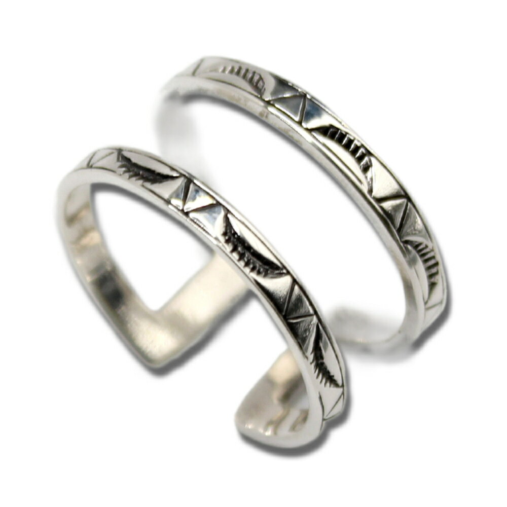 ダブルリング シンプル リング 指輪 goodvibrations グッドバイブレーション メンズ レディース シルバー925 シルバー アクセサリー プレゼント ギフト お守り 誕生日 記念日 ネイティブアメリカン ワイドリング good vibrations