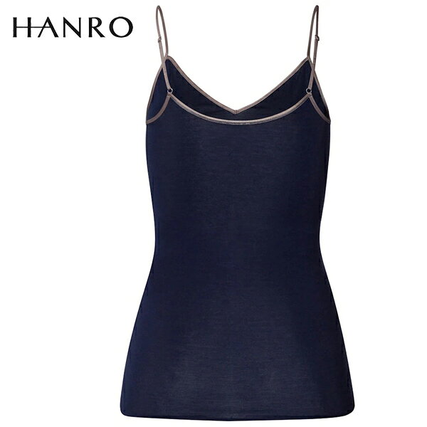 ハンロ HANRO　コットンシームレスキャミソールUIH050綿100％ワコール