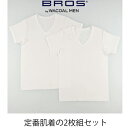 ワコール メンズ ブロス同色2枚組半袖シャツGL3500M L LLサイズムレからの解放Vネック吸湿 放湿 速乾 吸汗 通気性 防臭 抗菌(4)