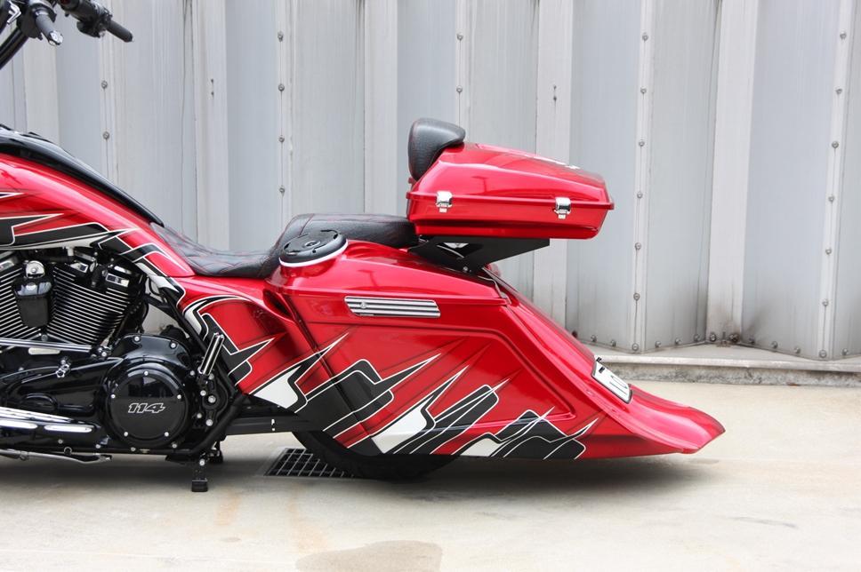 JOBDESIGN ジョブデザイン J 039 s Bagger Phantom J 039 s BAGGER CUSTOM ハーレーダビッドソン 5点セット パニアケース左右 バガーフェンダー サイドカバー左右 FLTR 後期