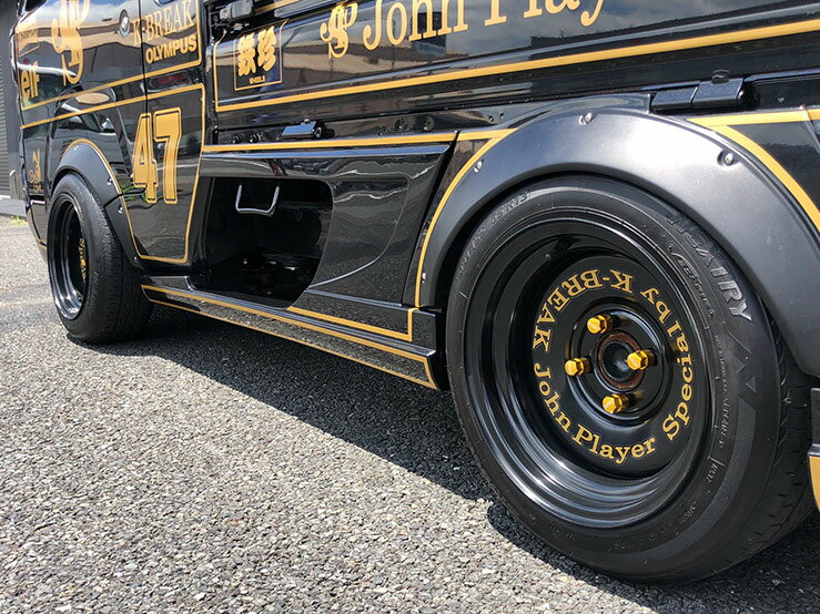 K-BREAK　ケイブレイク　baby gang ベビーギャング　ダイハツ　ハイゼットトラック　S500P　ジャンボ用　3点セット（サイドパネル・リアサイドパネル・リアアンダースポイラー）