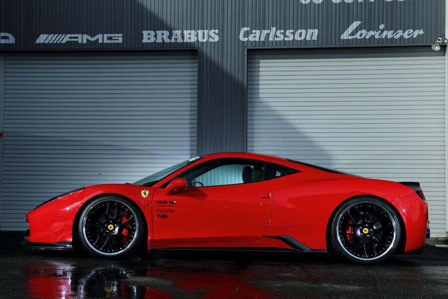 LEAPDESIGN リープデザイン FERRARI 458Italia フェラーリ 458イタリア カーボン サイドスカート