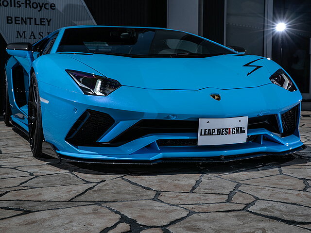 LEAPDESIGN リープデザイン LAMBORGHINI Aventador LP740-4 S ランボルギーニ アヴェンタドールLP740-4 S カーボン フロントアンダースポイラー