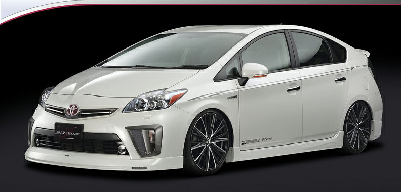 Front Spoiler - SILKBLAZE　シルクブレイズ　（PREMIUMLINE/プレミアライン)　プリウス　ZVW30　後期　フロントスポイラー