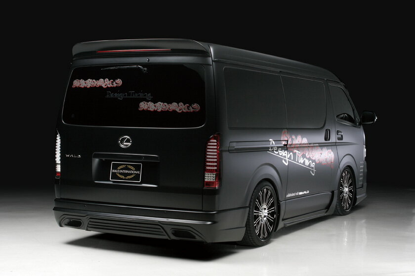 WALD　ヴァルド　（EXECUTIVE　エグゼクティブライン）　200系ハイエース　レジアスエース　3型　ワイド　ロング　ルーフスポイラー（ミドルルーフ用）