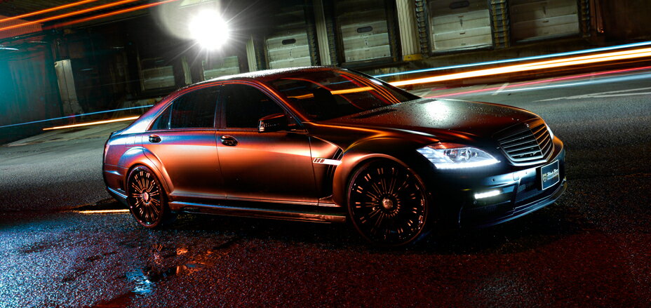 WALD��������ɡ���SPORTS LINEBLACK BISON EDITION �����ݡ��ĥ饤��֥�å��ӥ���󥨥ǥ������˥�륻�ǥ��٥�ġ�S��CLASS��W221�������ɥ��ƥå�