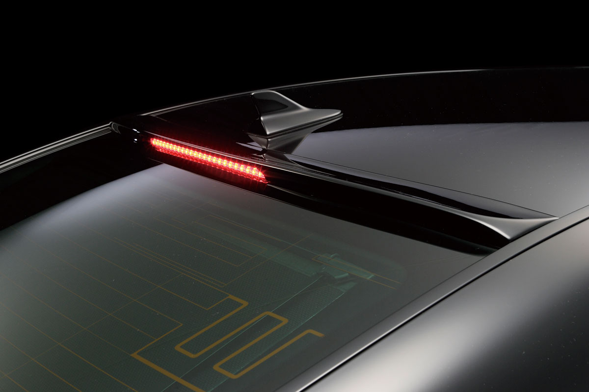 WALD ヴァルド(SPORTS LINE BLACK BISON EDITION スポーツライン ブラック バイソン エディション)レクサスLS460/L 600h/hL　USF40　41 UVF45　46　ルーフスポイラー