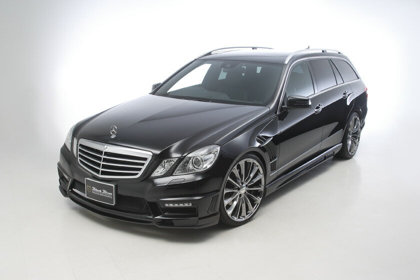 WALD　ヴァルド　（SPORTS LINEBLACK BISON EDITION 　スポーツラインブラックビジョンエディション）メルセデスベンツ　E‐CLASS　W212　WAGON　エアロ3点セット（フロントバンパースポイラー※FOG、サイドステップ、リアバンパースポイラー）