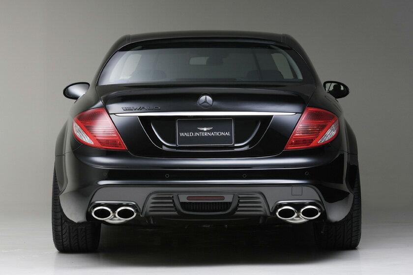 樂天商城 - WALD　ヴァルド　（SPORTS LINEBLACK BISON EDITION 　スポーツラインブラックビジョンエディション）ベンツ　CL‐CLASS　W216　リアバンパースポイラー