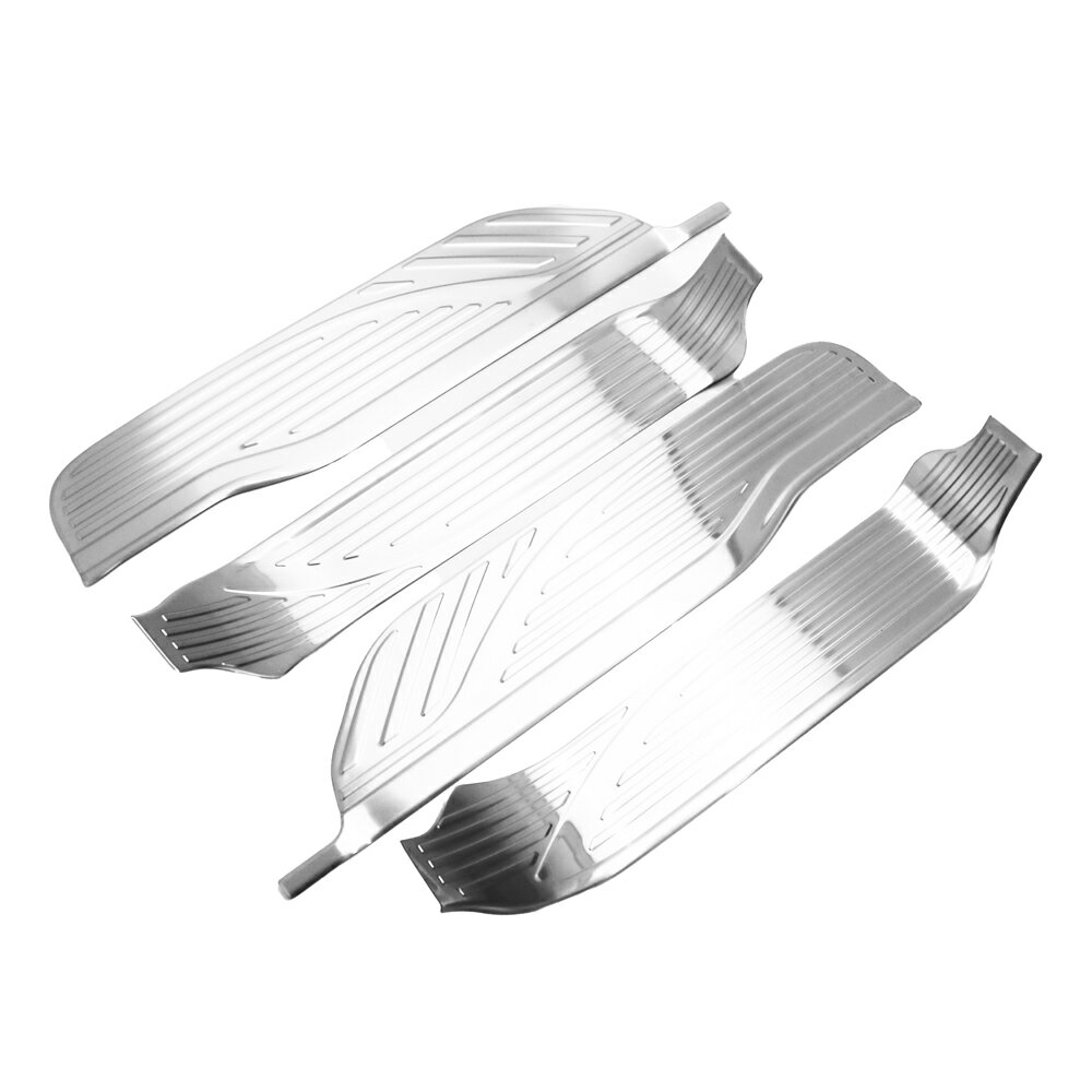 トヨタ アルファード 30 系 35 系 ステンレス スカッフ プレート / キッキング ボード / サイド ステップ ガード / 外側