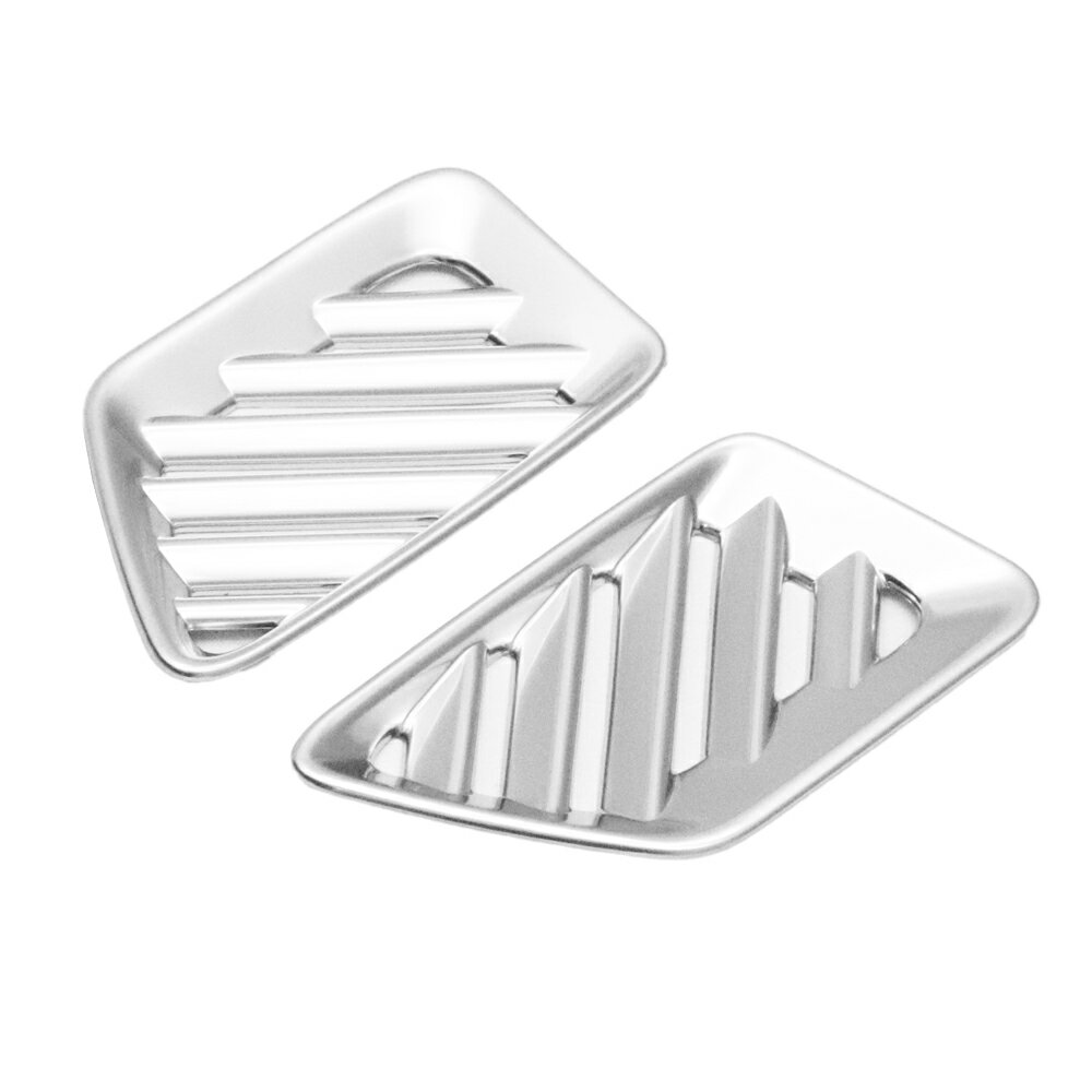 ダイハツ ロッキー 200 210 系 サテン シルバー フォッガー カバー リング 空調 エアコン ROCKY