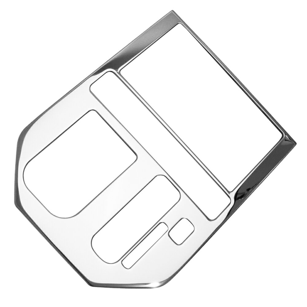 スバル ジャスティ M900F M910F 前期 ( AUTO A/C用 ) 鏡面 ステンレス シフトノブ パネル ガーニッシュ カバー