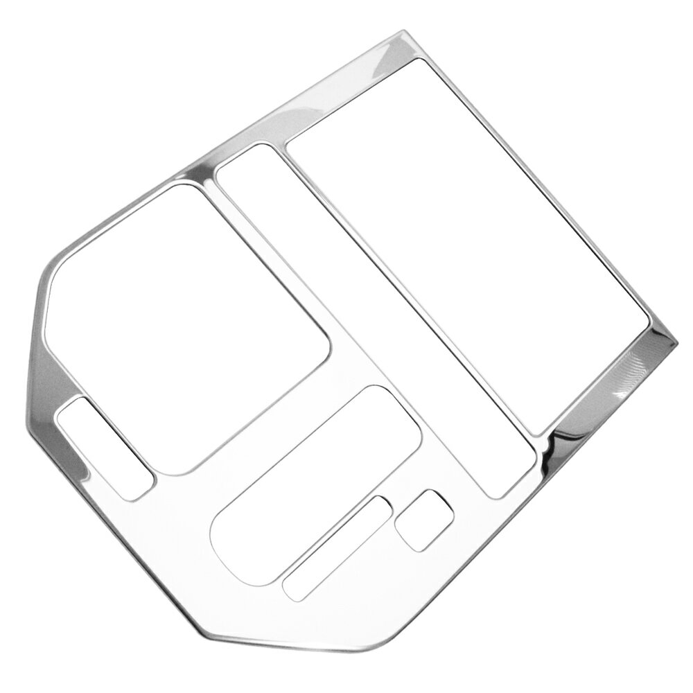 スバル ジャスティ M900F M910F 前期 ( MANUAL A/C用 ) 鏡面 ステンレス シフトノブ パネル ガーニッシュ カバー