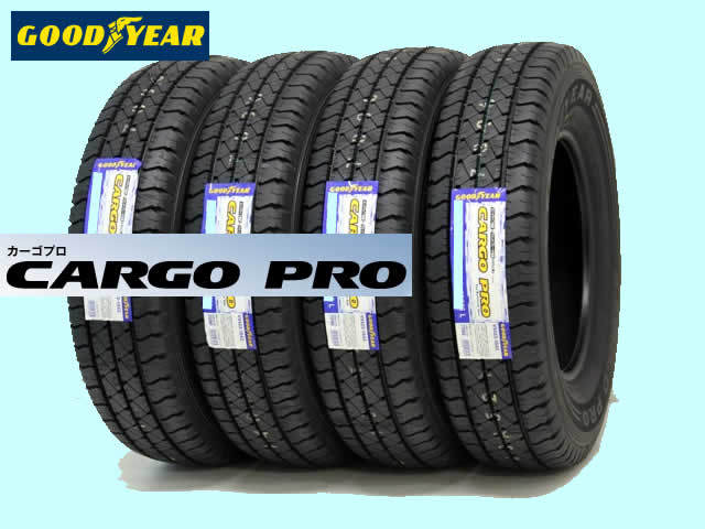 ☆新品 夏用タイヤ◎グッドイヤー カーゴ プロ　145/80R13 82/80N（145R13 6PR相当） 4本セット