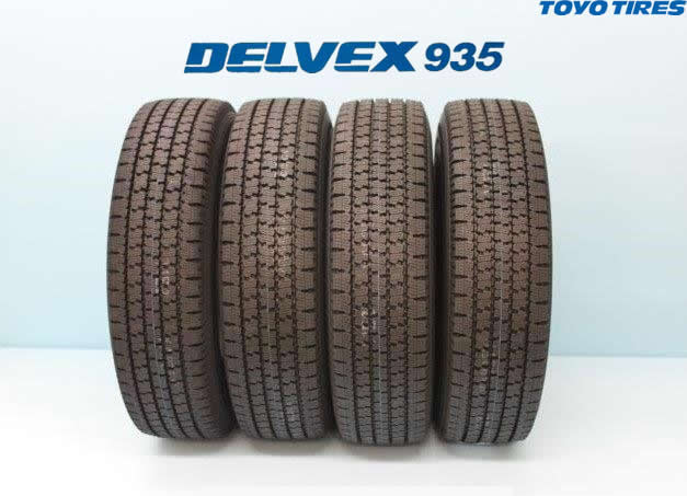 〇〇トーヨー デルベックス935 ビジネスバン・小型トラック用スタッドレスタイヤ　145/80R12 86/84N 4本セット＊ロードインデックスをご確認の上、装着して下さい。