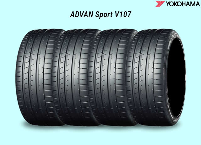 〇ヨコハマ アドバンスポーツV107245/40ZR19 (98Y) XL V107 245/40R19 4本セット