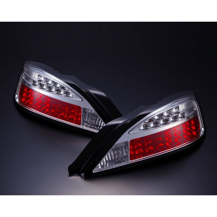 D-MAX S15 LEDテールランプ ウィンカーLEDタイプ（クローム） SET 左右SET セット シルビア テールランプ ウィンカー バック ストップ レンズ 純正交換 補修 ドリフト カーパーツ カー用品 ドレスアップ 外装