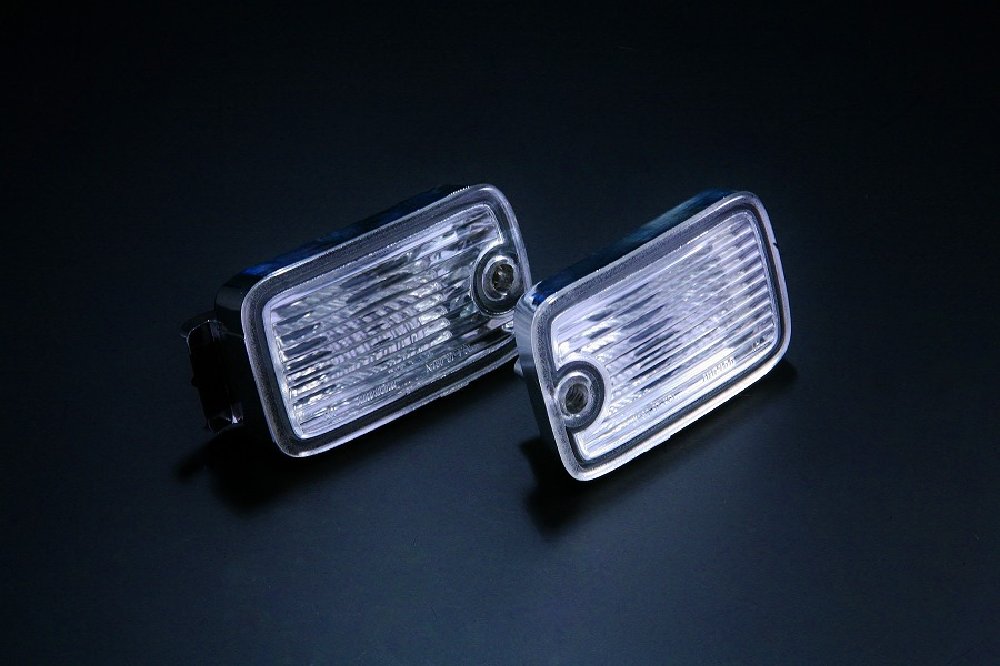 D-MAX 180SX 後期 フロントクリスタルポジション 左右SET セット (R)PS13 ワンエイティ ポジション ライト ランプ T10 バルブ レンズ 純正交換 補修 ドリフト カーパーツ カー用品 ドレスアップ 外装