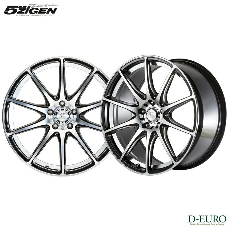 送料無料 ゴジゲン ディーユーロ スポーツ 7J-17 +50 5H-114.3 5ZIGEN D-EURO SPORT (17インチ) 5H114.3 7J+50 (1本/2本/4本)