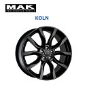 送料無料 阿部商会 マック ケルン 7J-17 45 5H-114.3 MAK KOLN (17インチ) 5H114.3 7J 45【2本セット 新品】