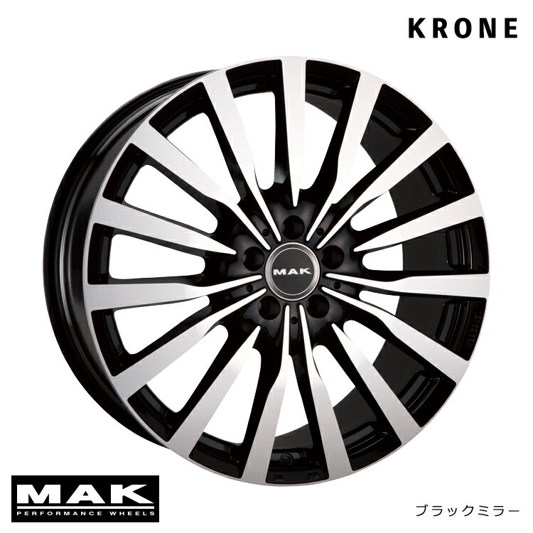 送料無料 マック クローネ 7.5J-17 +40 5H-112 KRONE (17インチ) 5H112 7.5J+40 (1本/2本/4本)