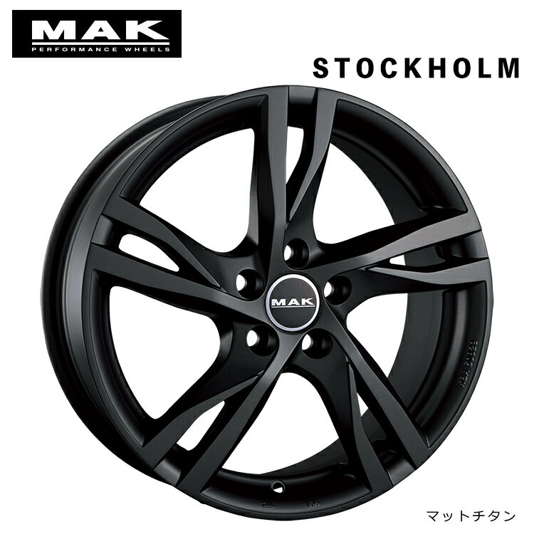 送料無料 マック ストックホルム 7J-16 +50 5H-108 STOCKHOLM (MT) (16インチ) 5H108 7J+50 (1本/2本/4本)