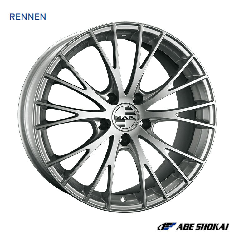 【ブラックフライデー 11/27(木)01:59まで】送料無料 阿部商会 マック レネン 11J-20 +52 5H-130 新品 ABE SHOKAI MAK RENNEN (20インチ) 5H130 11J+52 (1本/2本/4本)