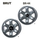 送料無料 ブルート BR-44 7.5J-17 +15 6H-139.7 新品 BRUT BR-44 (17インチ) 6H139.7 7.5J+15 (1本/2本/4本)(2)