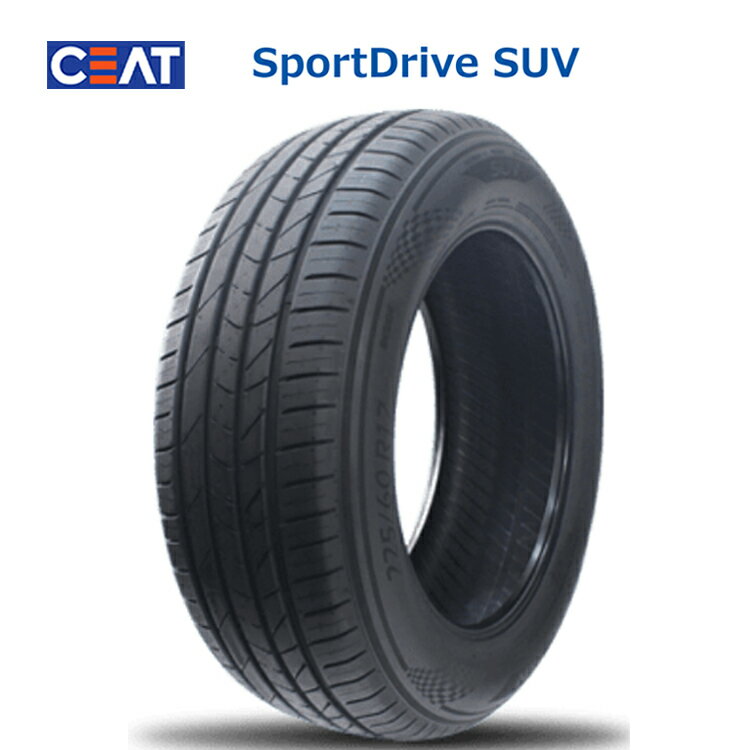 送料無料 シアット スポーツドライブ SUV (1本/2本/4本) サマータイヤ CEAT SportDrive SUV 255/55R19 111W XL (19インチ)
