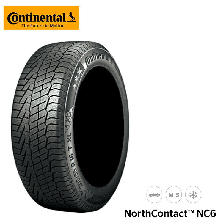 送料無料 コンチネンタル ノースコンタクト エヌシー6 (1本/2本/4本) スタッドレスタイヤ Continental NorthContact NC6 235/55R19 105T XL (19インチ)