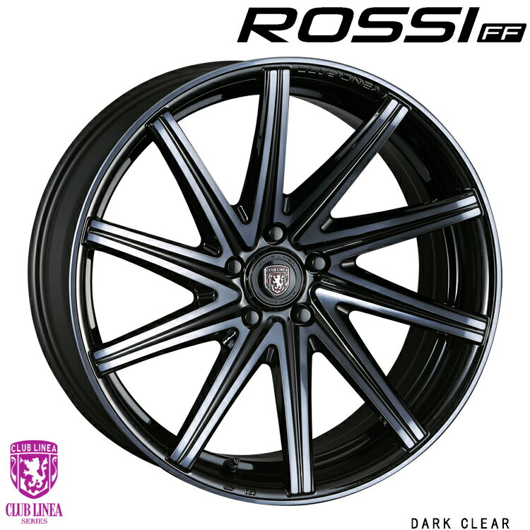 送料無料 クラブリネア ロッシFF 8J-19 +43 5H-114.3 ROSSI FF (DCL) (19インチ) 5H114.3 8J+43 (1本/2本/4本)