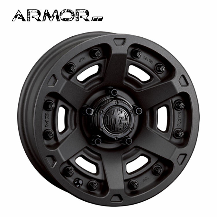 送料無料 クリムソン MG アーマーFF 5.5J-16 +20 5H-139.7 MG ARMOR FF (16インチ) 5H139.7 5.5J+20【2本セット 新品】