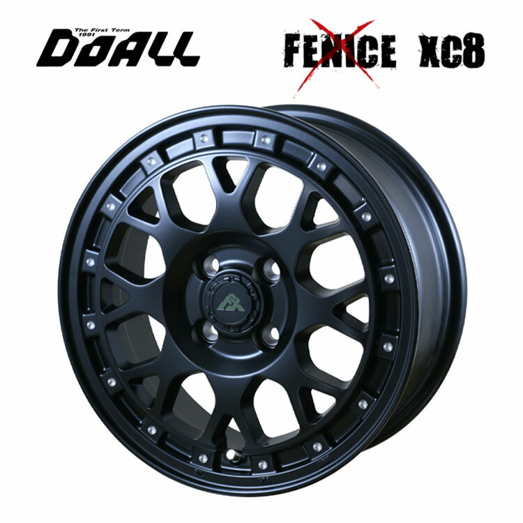 送料無料 ドゥオール フェニーチェクロス XC8 4B-12 +42 4H-100 FENICE X XC8 (12インチ) 4H100 4B+42【1本単品 新品】